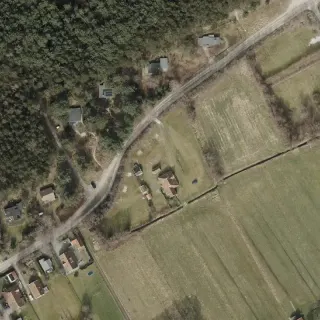 Aerial view of Dennedune