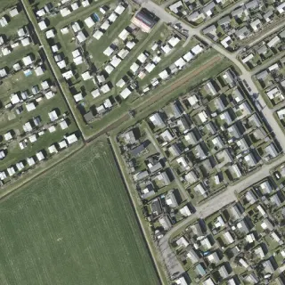 Luftbild von Camping Hindeloopen