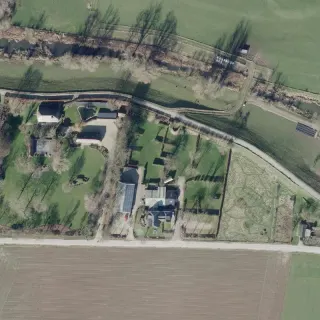 Luftbild von De Rijnstrangen