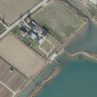 Vue aérienne de Het Strandje