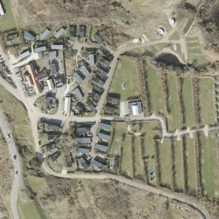Luftbild von Duinpark en Camping De Robbenjager
