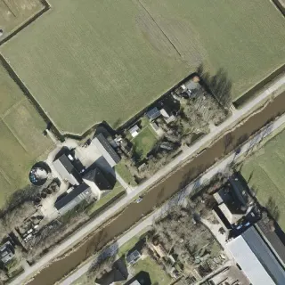 Aerial view of B&B Camping Oudesluis