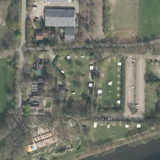 Luftbild von Camping 't Kopske