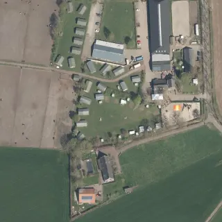 Luftbild von Camping Breehees