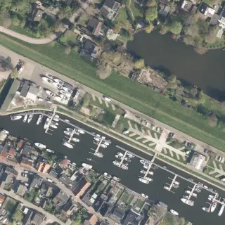 Luftbild von Jachthaven Crezee