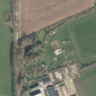 Aerial view of Camping De Tienmorgen