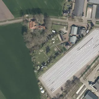 Vue aérienne de de Rielse Ree