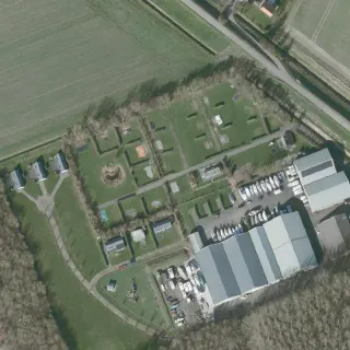 Luftbild von de Vlasschelf