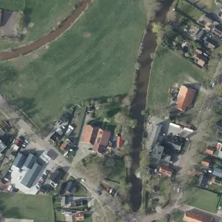 Luftbild von Camping van hotel de Waalehof