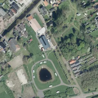 Luftbild von De Pekelder Campertuin