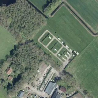 Aerial view of Camperplaats Op Streek