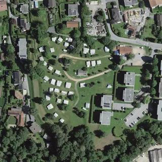 Luftbild von Camping Moretto