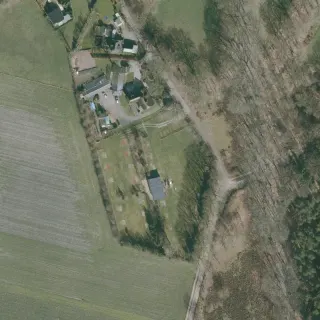 Luftbild von Camping Besten