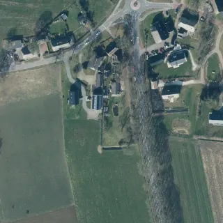 Vista aerea di Minicamping de Kalverweide