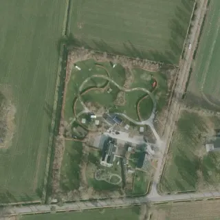 Vista aerea di Camping De Oosterweide