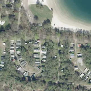 Luftbild von Camping Ronostrand