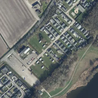 Luftbild von Camping Sollasi