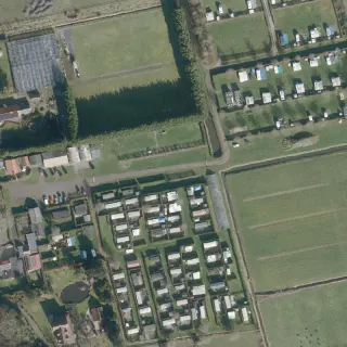 Luftbild von Camping Houten Paardjes
