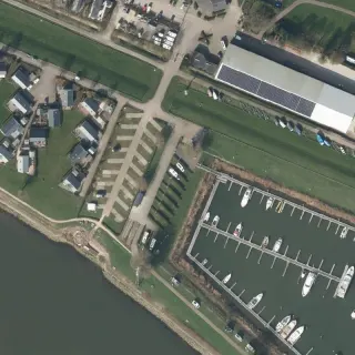 Luftbild von Recreatiepark De Oude Maas