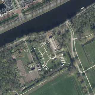 Luftbild von Camping Stochemhoeve