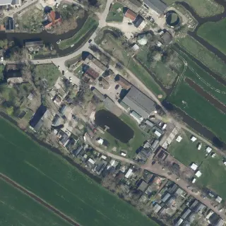 Aerial view of De Hollandse Boerderij