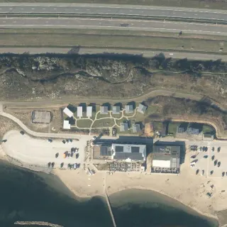 Luftbild von Beachhotel & Lodges Oostvoorne