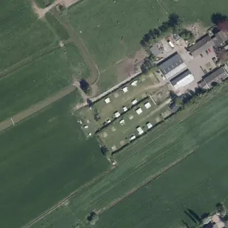 Luftbild von Camping Prinsenhof