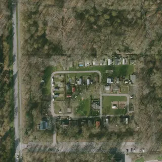 Luftbild von Camping het Bosbad