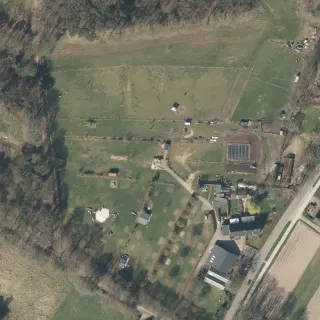 Vue aérienne de Camping de Smal