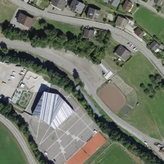 Luftbild von Eurorelais, Val de Bagnes