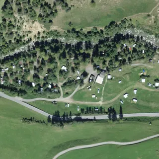 Luftbild von Camping Giessen