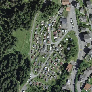 Luftbild von La Mare au Diable