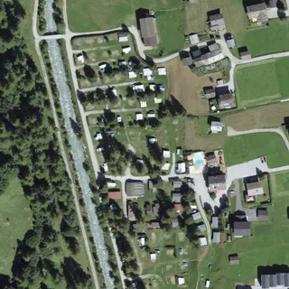 Luftbild von Camping Molignon