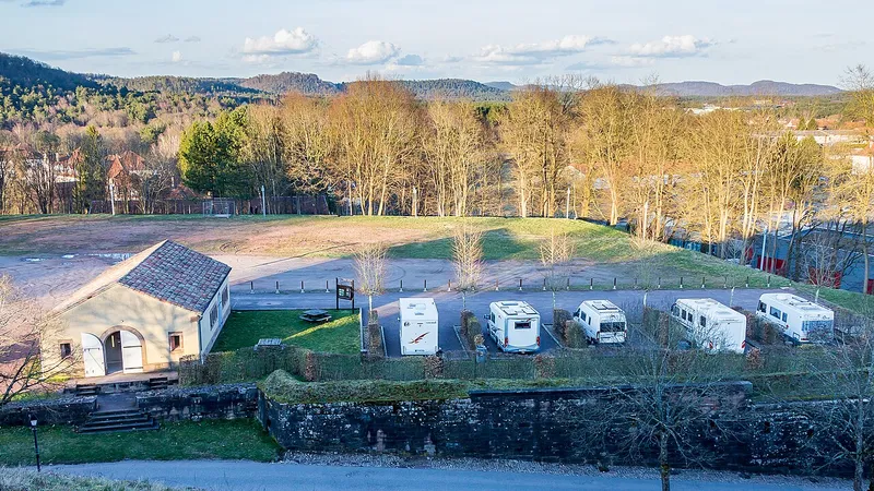 Aire de service camping-cars de la Citadelle de Bitche